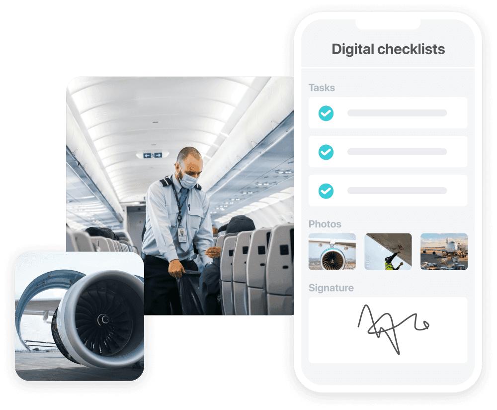 Mobile checklist app for room housekeepers, repair workers or  IT technicians 